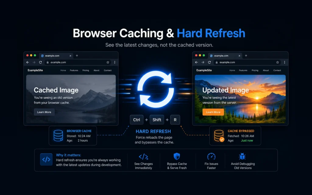 Why Your Website Still Showing Old Image After Replacing