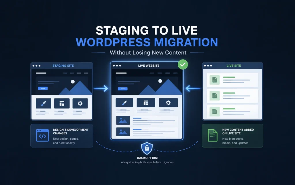Staging to Live WordPress Migration Without Losing Content