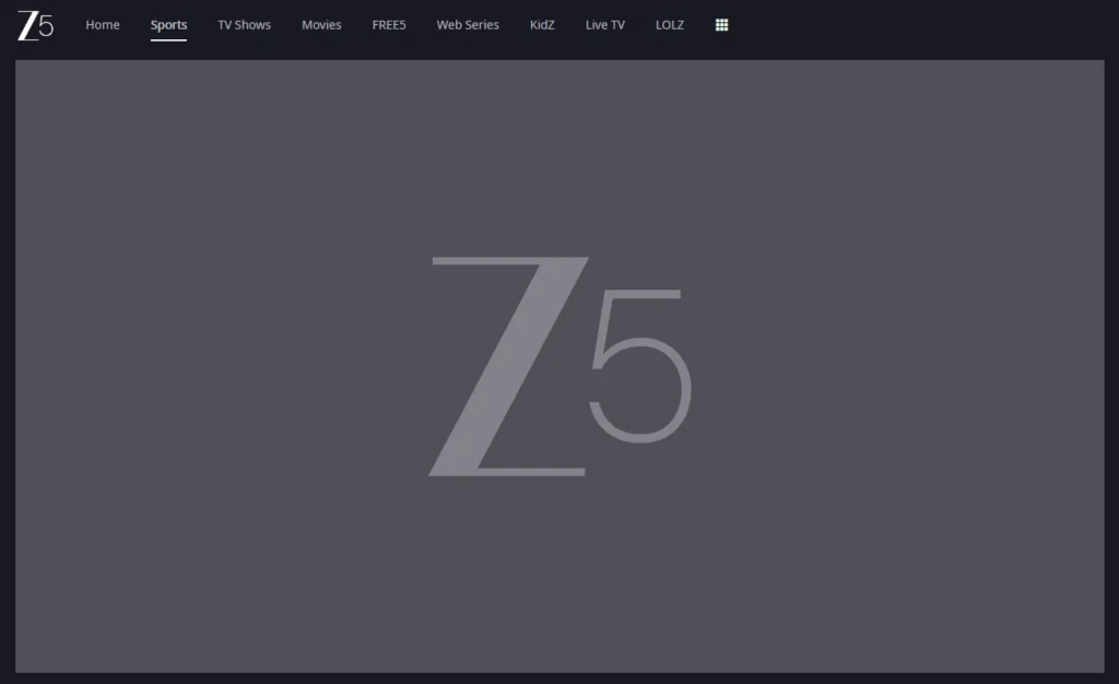 Screenshot of ZEE5 Videos Not Playing in Chrome