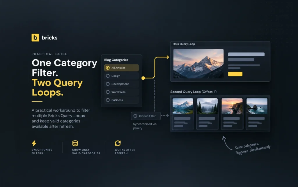 Bricks Builder Filter Multiple Query Loops: A Practical Workaround