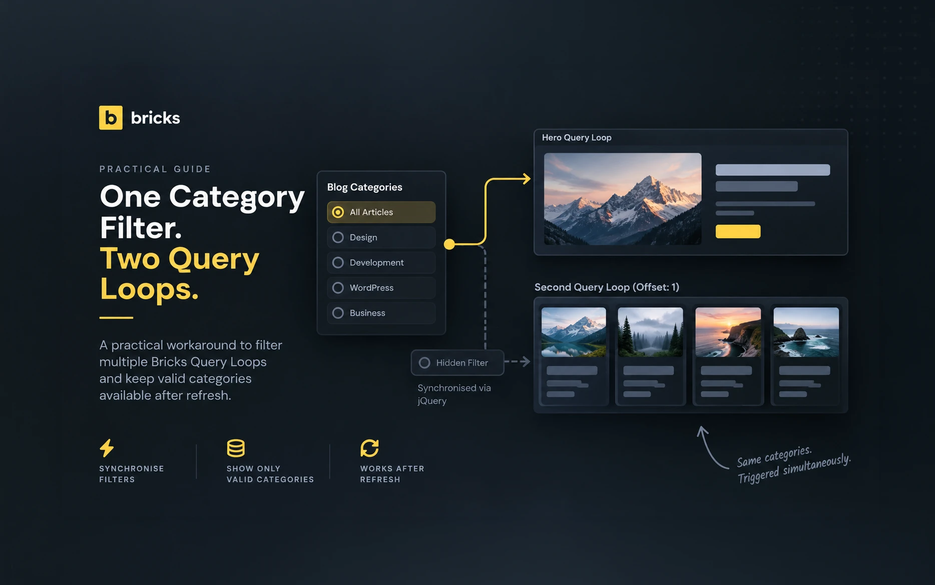 Bricks Builder Filter Multiple Query Loops: A Practical Workaround