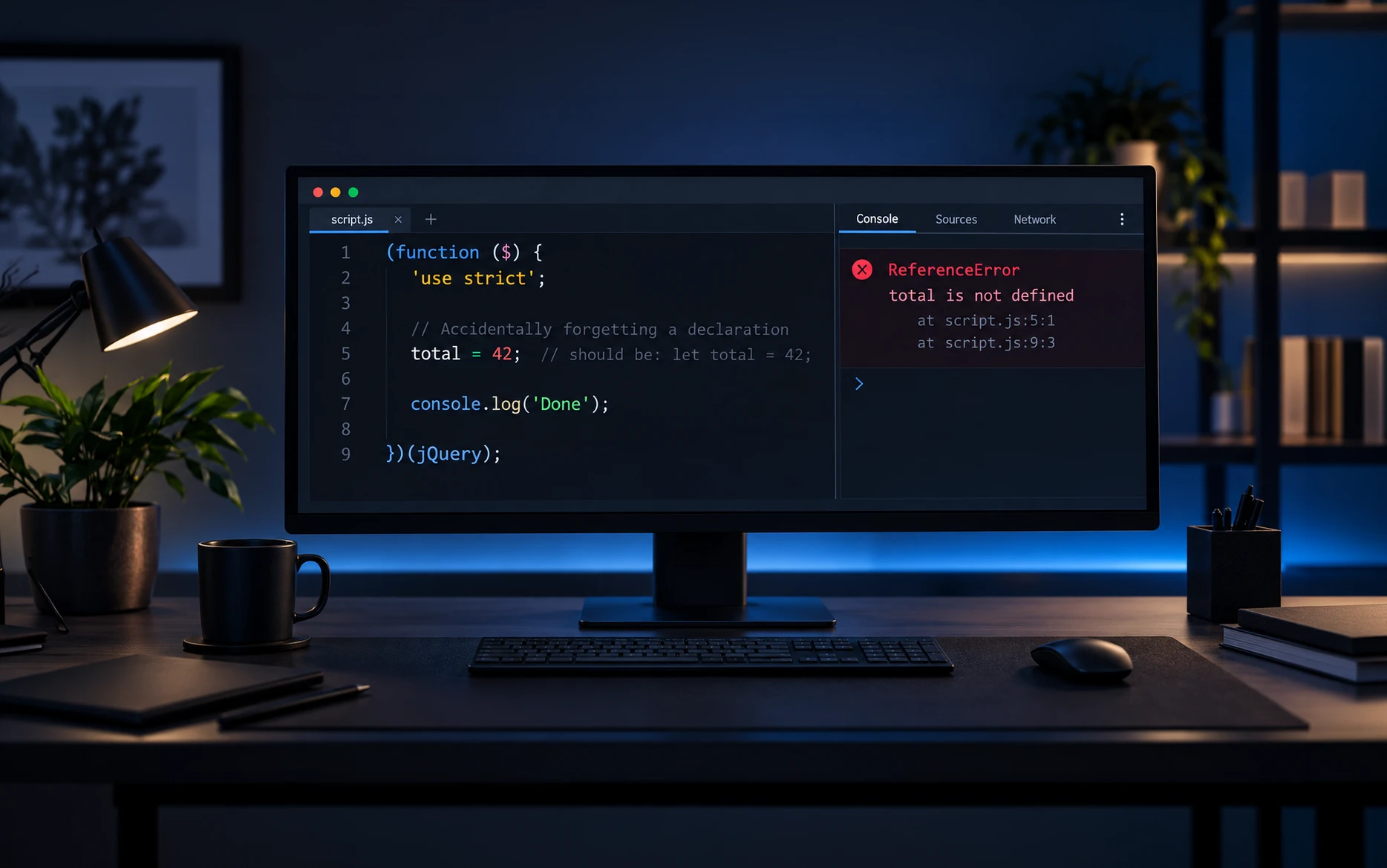 How to use strict in jQuery